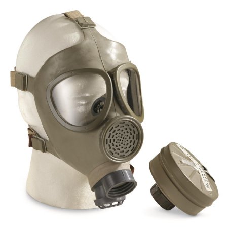 czech military surplus gas mask m10m small